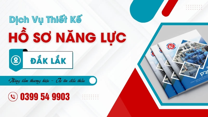 Thiết kế hồ sơ năng lực tại Đắk Lắk