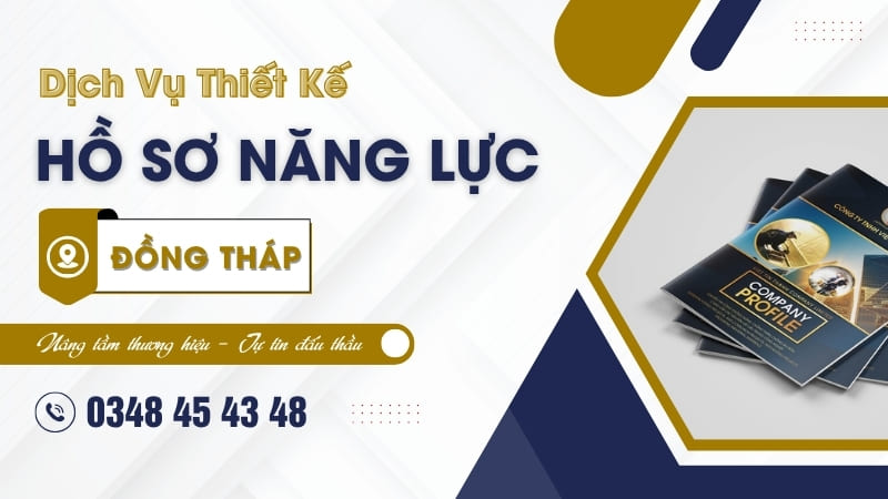 Thiết kế hồ sơ năng lực Đồng Tháp