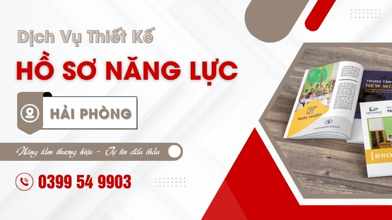 
							Thiết kế hồ sơ năng lực Hải Phòng
