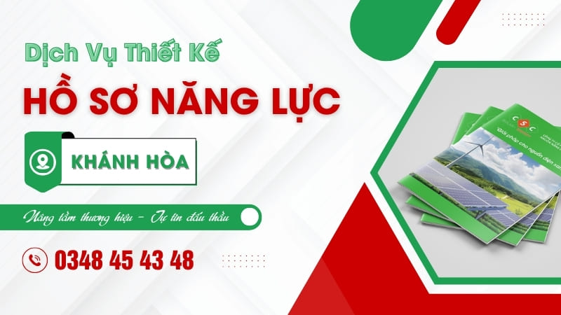 Thiết kế hồ sơ năng lực Khánh Hòa