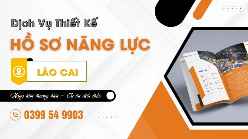 Thiết kế hồ sơ năng lực Lào Cai