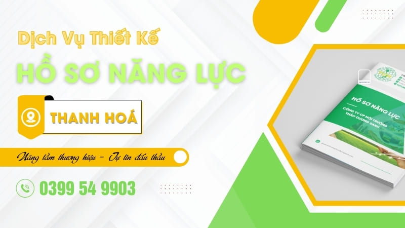 Thiết kế hồ sơ năng lực Thanh Hoá
