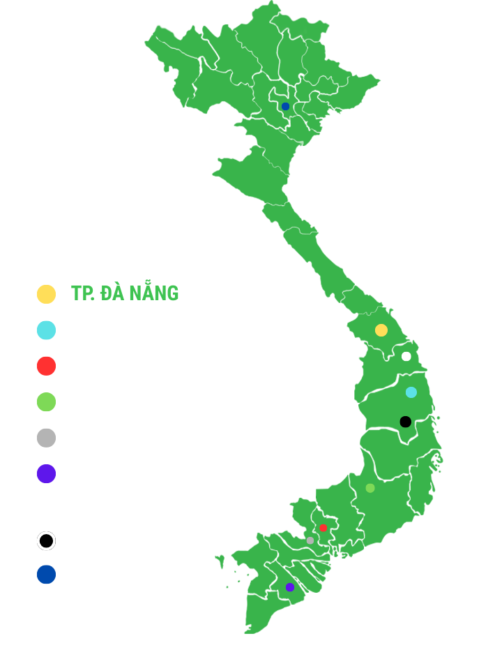 bản đồ chi nhánh